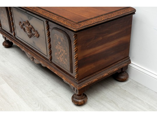 Lane Altavista 1930's Jacobean Tudor Style Cedar Hope Chest