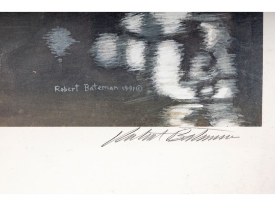 Carl Brenders And Robert Bateman Signed Lithographs Depicting Egrets**