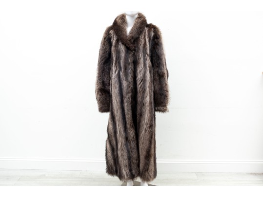 Stunning Luxurious Full-Length Fur Coat