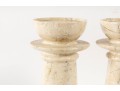 Boticina Marble Pedestal Column Candle Holders