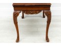 Bookmatched Burl Veneer English Accent Table