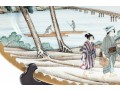 Fine Japanese Hand-Painted Porcelain Oval Platter