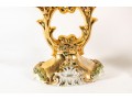 Pair Of Luxurious Capodimonte Italian Ceramic Candelabras