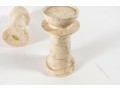 Boticina Marble Pedestal Column Candle Holders