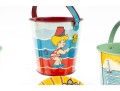 Vintage Tin Litho Buckets Etc