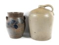 Antique Salt Glazed Pottery Jars