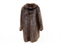 Luxurious Chocolate Brown Fur Coat