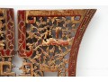 19th Century Chinese Giltwood Relief Panels