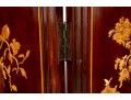 Chinese Eight Panel Marquetry Screen With Mother Of Pearl