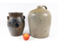 Antique Salt Glazed Pottery Jars