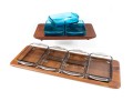 1970's Digsmed & Lunning Incorperated Denmark Appetizer Trays**