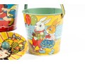 Vintage Tin Litho Buckets Etc