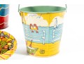 Vintage Tin Litho Buckets Etc