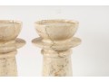 Boticina Marble Pedestal Column Candle Holders