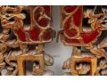 19th Century Chinese Giltwood Relief Panels