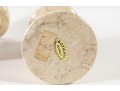 Boticina Marble Pedestal Column Candle Holders