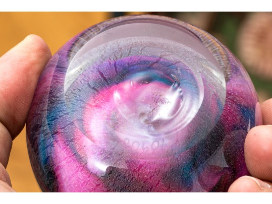 Three Art Glass Perfume Bottles