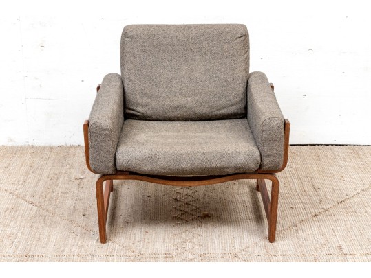 Sven Ivar Dysthe, Mid Century Modern Rosewood Upholstered Armchair