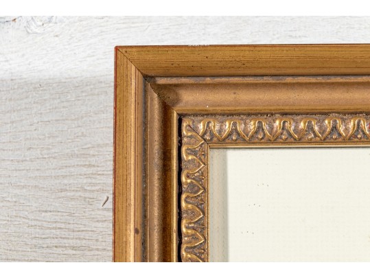 Set Of Three Gilt Framed Restrikes Of Mid 18th Century English Architectural Engravings