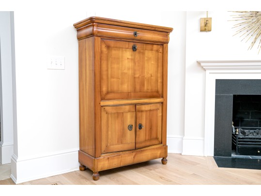 Grange Vintage Drop Leaf Secretary Cabinet