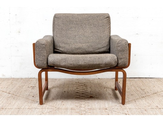 Sven Ivar Dysthe, Mid Century Modern Rosewood Upholstered Armchair