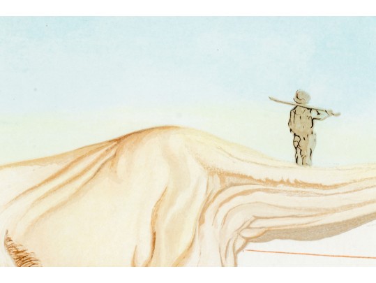 Salvador Dali (France, Spain, 1904-1989) Signed Color Drypoint, 