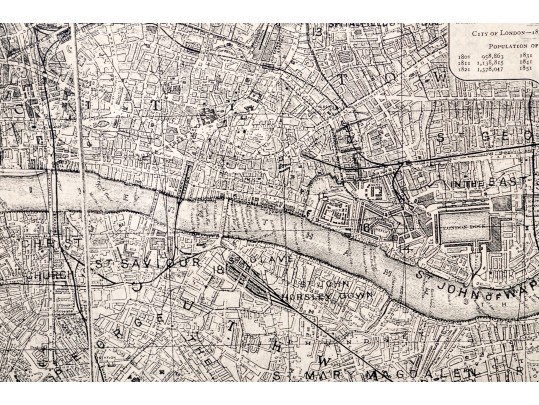 Set Of Three Restoration Hardware Decorative Pair Of Map Print On Canvas