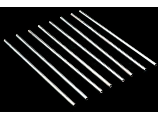 Set Of Eight Tiffany & Co. Sterling Silver Straws