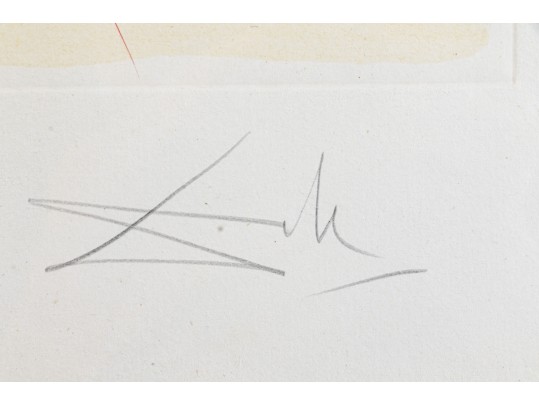 Salvador Dali (France, Spain, 1904-1989) Limited Edition Etching, Sancho Panza 