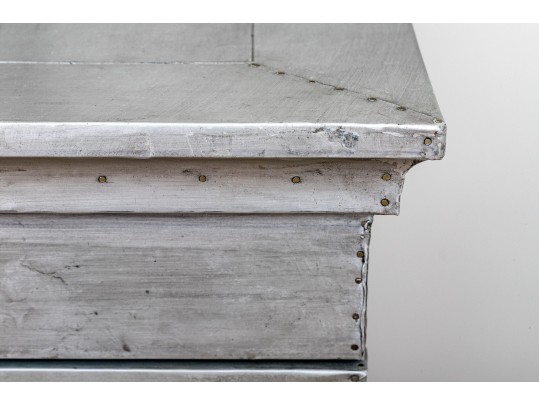 Chic Restoration Hardware Metallic Wrapped Dresser Chest