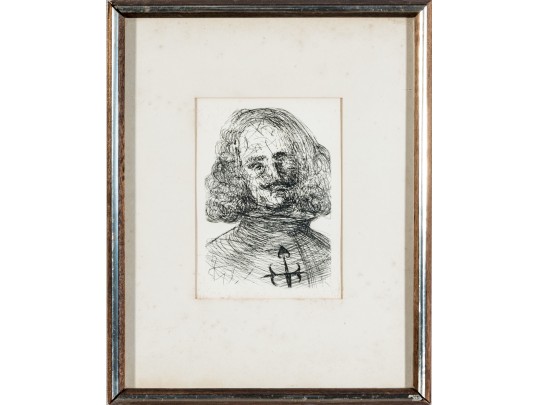 Salvador Dali (France, Spain, 1904-1989) Etching, Velasquez