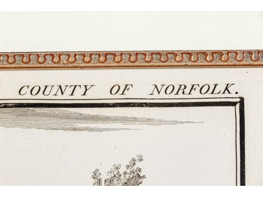 Set Of Three Gilt Framed Restrikes Of Mid 18th Century English Architectural Engravings