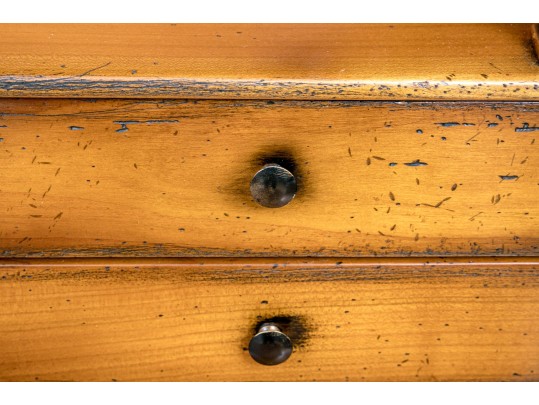 Grange Vintage Drop Leaf Secretary Cabinet