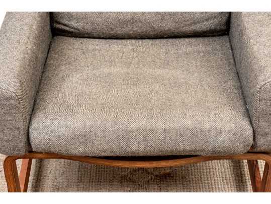 Sven Ivar Dysthe, Mid Century Modern Rosewood Upholstered Armchair