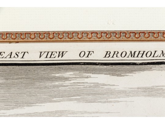 Set Of Three Gilt Framed Restrikes Of Mid 18th Century English Architectural Engravings