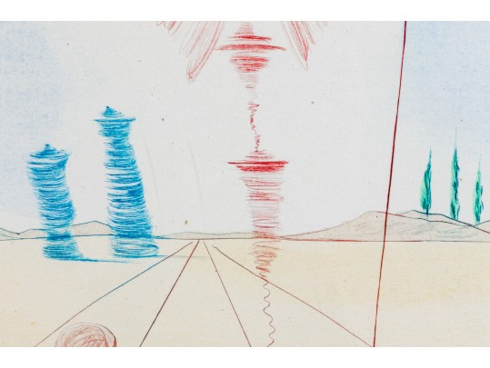 Salvador Dali (France, Spain, 1904-1989) Limited Edition Etching, Sancho Panza 