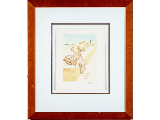 Salvador Dali (France, Spain, 1904-1989) Signed Color Drypoint, 