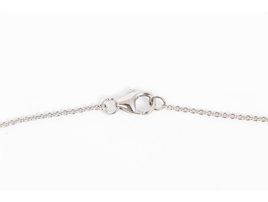 Mikimoto Lovely Sterling Silver And Cultured Pearl Set Butterfly Necklace, With Box