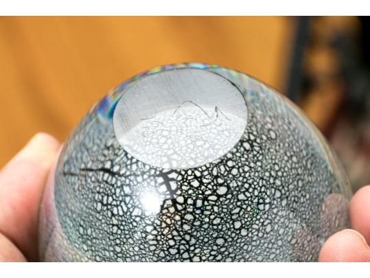 Three Art Glass Perfume Bottles