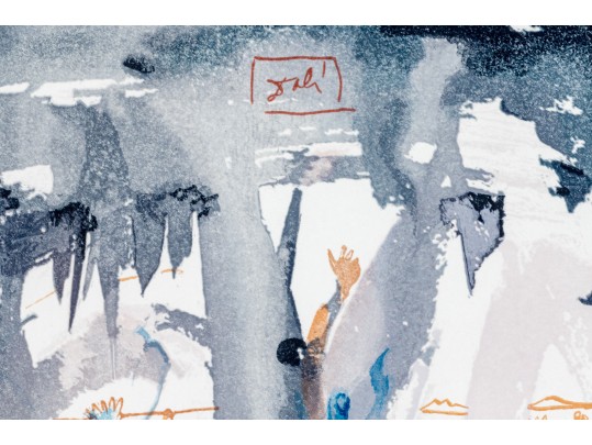 Salvador Dali (1904-1989) Signed Color Engraving, 