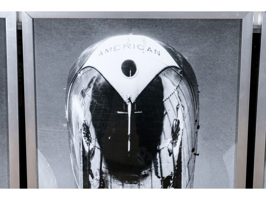 Restoration Hardware Tryptich, Set Of Three Decorative Airplane Prints