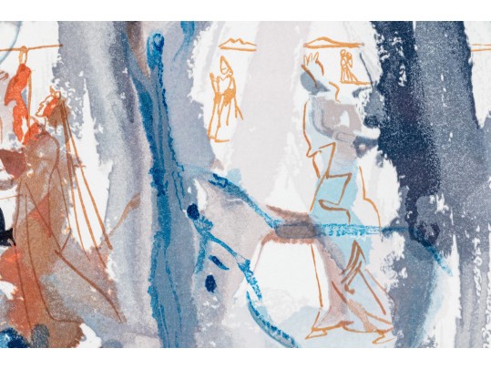 Salvador Dali (1904-1989) Signed Color Engraving, 