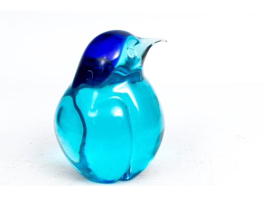 Attrib. Livio Seguso (Italy, B.1930) Pair Of Murano Glass Penguin Figures