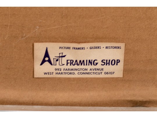 After Friedensreich Hundertwasser (Austria, 1928-2000) 1973 Exhibition Poster, Man Twirling Mustache