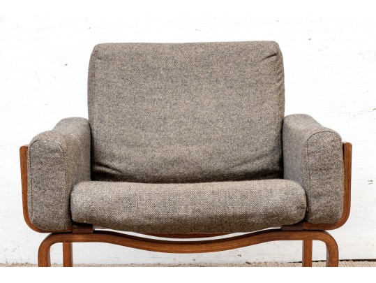 Sven Ivar Dysthe, Mid Century Modern Rosewood Upholstered Armchair