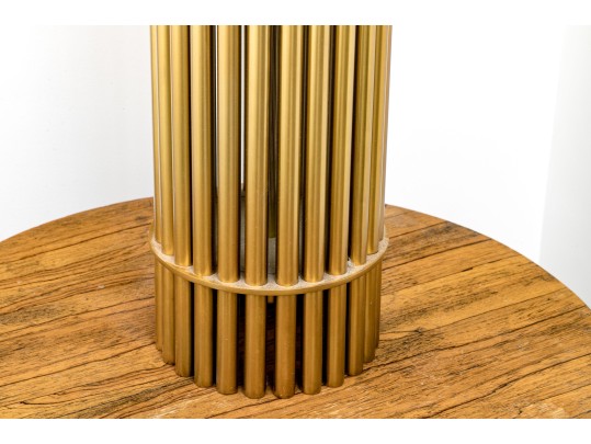 Luxurious Modern Tubular Brass Table Lamp