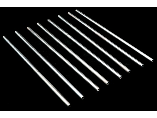 Set Of Eight Tiffany & Co. Sterling Silver Straws