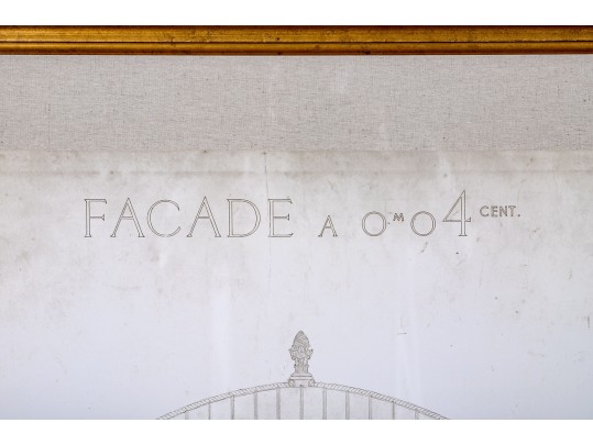 Restoration Hardware Architectural Print Handsomely Framed