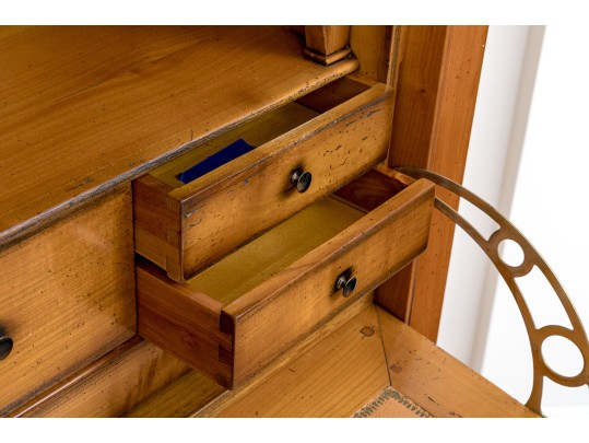 Grange Vintage Drop Leaf Secretary Cabinet