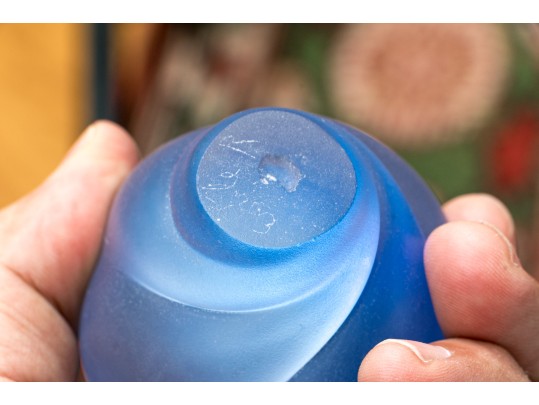 Three Art Glass Perfume Bottles